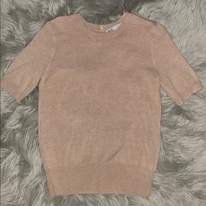 Zara women’s knitted T-shirt